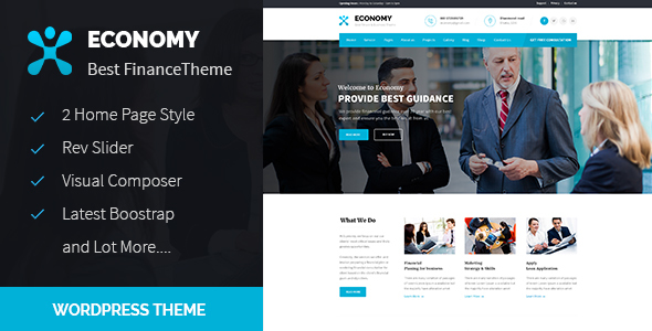 Economy Preview Wordpress Theme - Rating, Reviews, Preview, Demo & Download