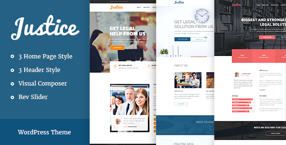 Edit JUSTICE Preview Wordpress Theme - Rating, Reviews, Preview, Demo & Download