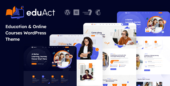 EduAct Preview Wordpress Theme - Rating, Reviews, Preview, Demo & Download