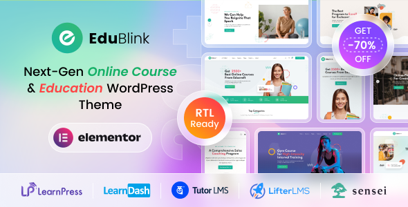 EduBlink Preview Wordpress Theme - Rating, Reviews, Preview, Demo & Download
