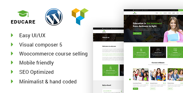 EduCare Preview Wordpress Theme - Rating, Reviews, Preview, Demo & Download