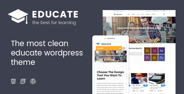 Educate Preview Wordpress Theme - Rating, Reviews, Preview, Demo & Download