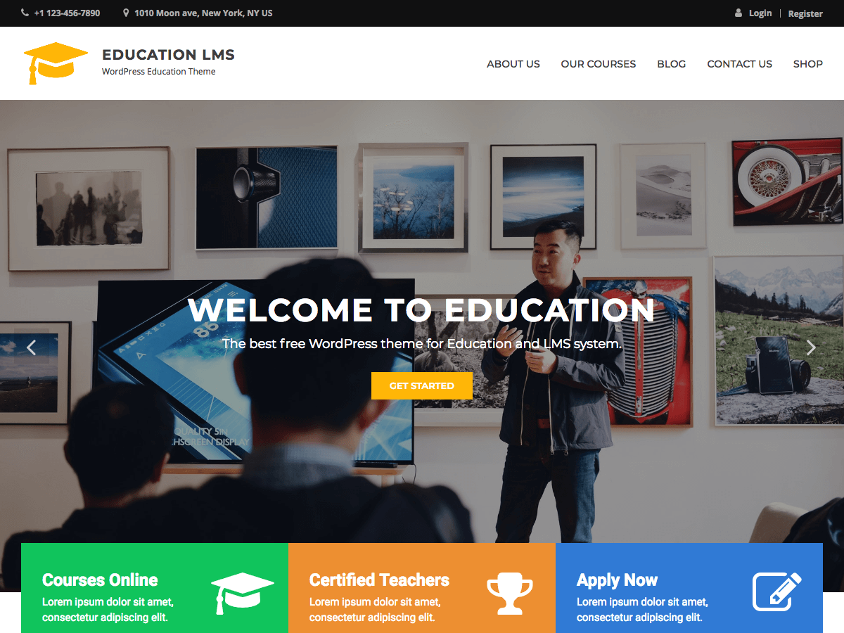 Education LMS Preview Wordpress Theme - Rating, Reviews, Preview, Demo & Download