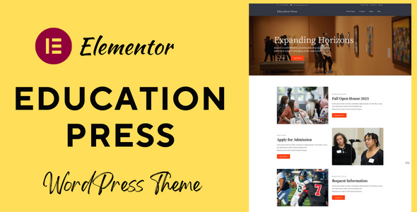 Education Press Preview Wordpress Theme - Rating, Reviews, Preview, Demo & Download