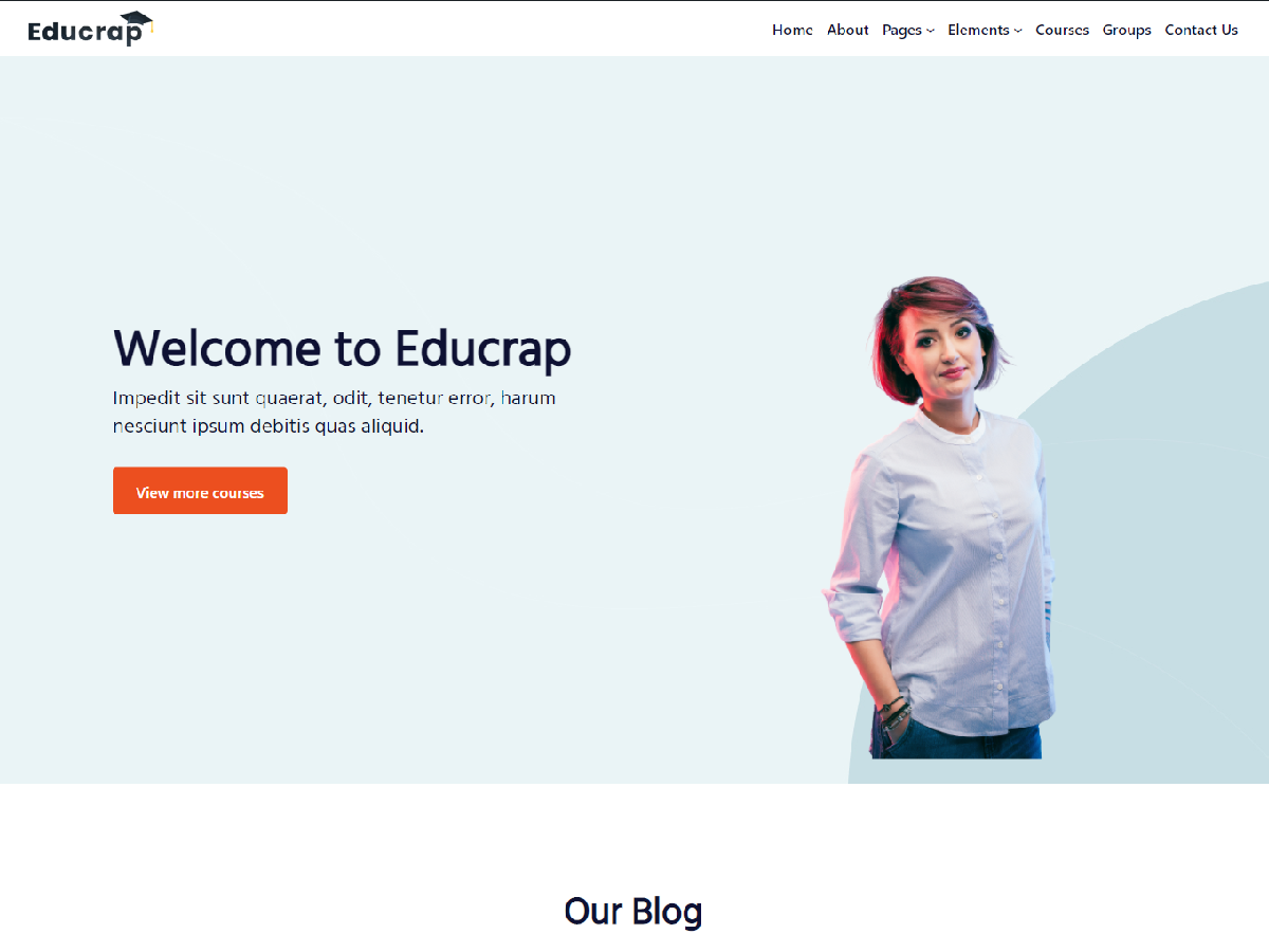 Educrap Preview Wordpress Theme - Rating, Reviews, Preview, Demo & Download
