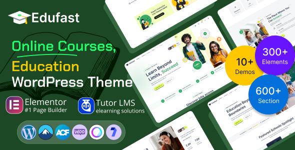 Edufast Preview Wordpress Theme - Rating, Reviews, Preview, Demo & Download