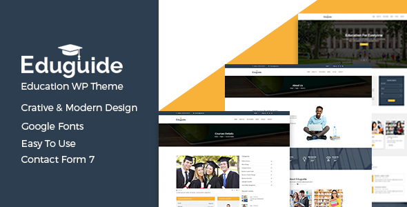 Eduguide Preview Wordpress Theme - Rating, Reviews, Preview, Demo & Download