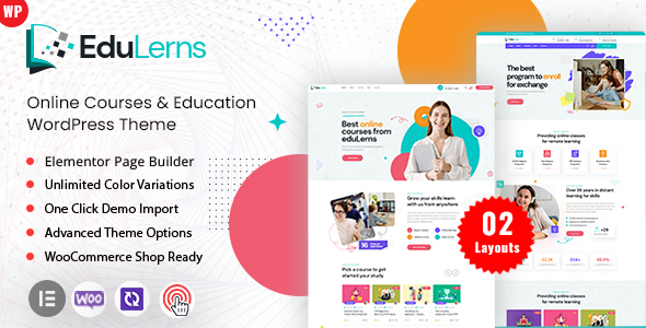 Edulerns Preview Wordpress Theme - Rating, Reviews, Preview, Demo & Download