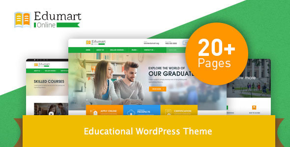 Edumart Preview Wordpress Theme - Rating, Reviews, Preview, Demo & Download