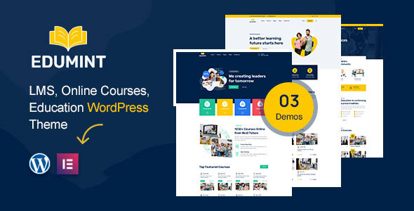 Edumint Preview Wordpress Theme - Rating, Reviews, Preview, Demo & Download