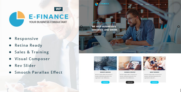 Efinance Preview Wordpress Theme - Rating, Reviews, Preview, Demo & Download