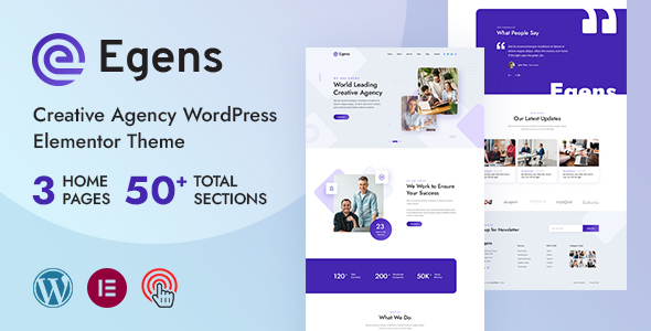 Egens Preview Wordpress Theme - Rating, Reviews, Preview, Demo & Download