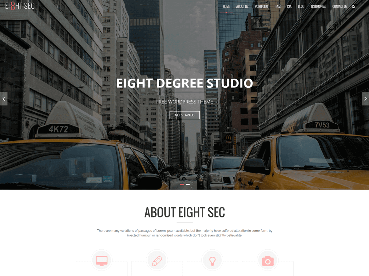 Eight Sec Preview Wordpress Theme - Rating, Reviews, Preview, Demo & Download