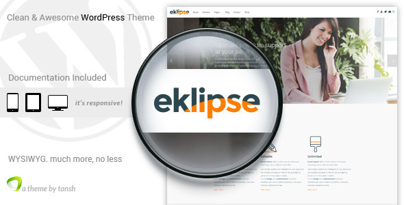 Eklipse Software Preview Wordpress Theme - Rating, Reviews, Preview, Demo & Download