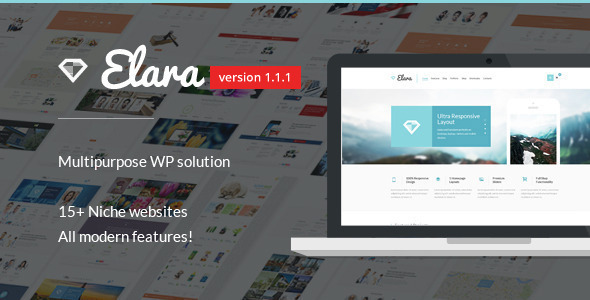 Elara Preview Wordpress Theme - Rating, Reviews, Preview, Demo & Download