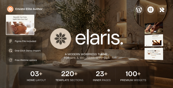 Elaris Preview Wordpress Theme - Rating, Reviews, Preview, Demo & Download