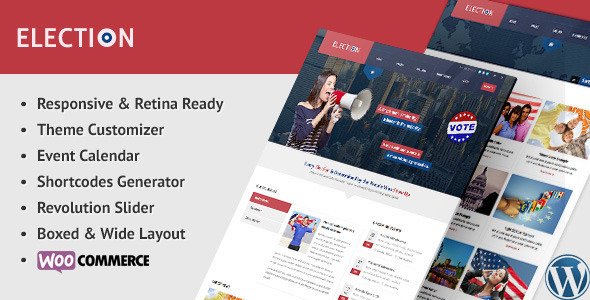 Election Preview Wordpress Theme - Rating, Reviews, Preview, Demo & Download