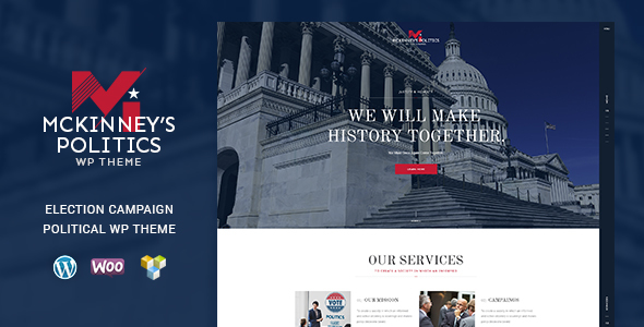 Elections Campaign Preview Wordpress Theme - Rating, Reviews, Preview, Demo & Download