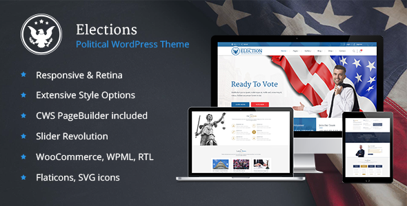 Elections Preview Wordpress Theme - Rating, Reviews, Preview, Demo & Download