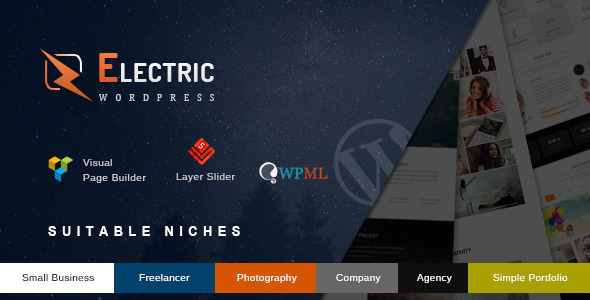 Electric Preview Wordpress Theme - Rating, Reviews, Preview, Demo & Download