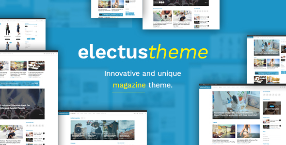 Electus Preview Wordpress Theme - Rating, Reviews, Preview, Demo & Download