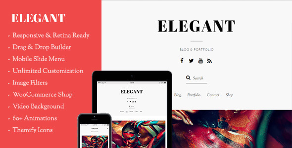 Elegant Preview Wordpress Theme - Rating, Reviews, Preview, Demo & Download