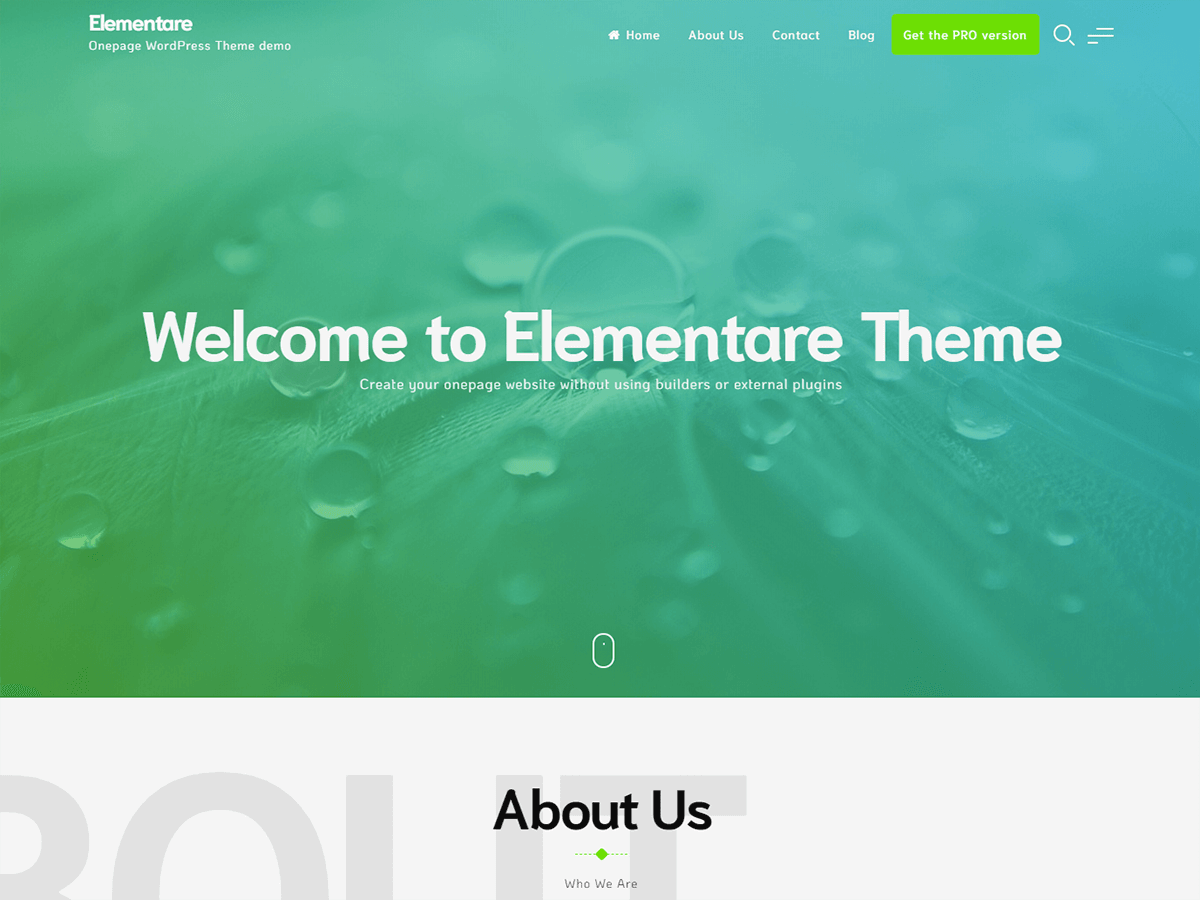 Elementare Preview Wordpress Theme - Rating, Reviews, Preview, Demo & Download