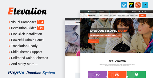 ELEVATION Preview Wordpress Theme - Rating, Reviews, Preview, Demo & Download