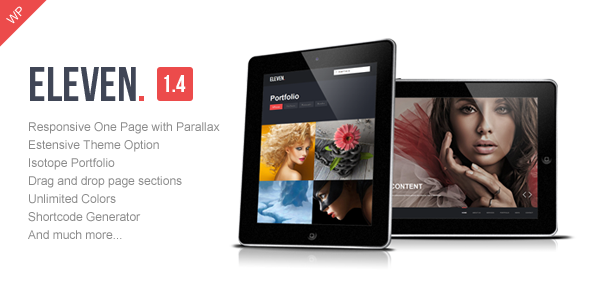 Eleven Preview Wordpress Theme - Rating, Reviews, Preview, Demo & Download