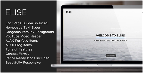 Elise Preview Wordpress Theme - Rating, Reviews, Preview, Demo & Download