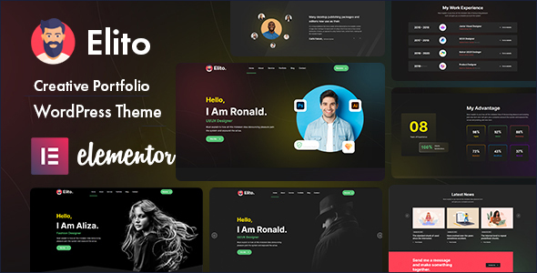 Elito Preview Wordpress Theme - Rating, Reviews, Preview, Demo & Download