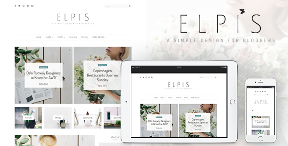 Elpis Preview Wordpress Theme - Rating, Reviews, Preview, Demo & Download
