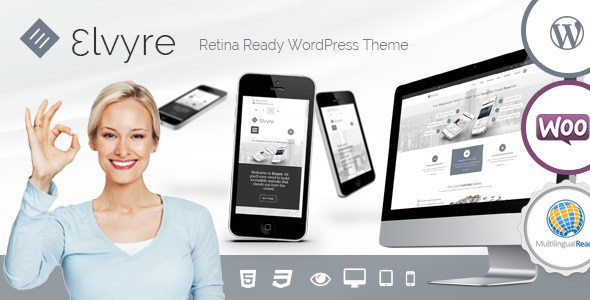 Elvyre Preview Wordpress Theme - Rating, Reviews, Preview, Demo & Download
