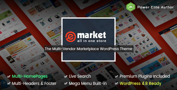 EMarket Preview Wordpress Theme - Rating, Reviews, Preview, Demo & Download