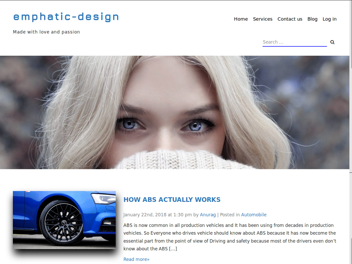Emphatic Preview Wordpress Theme - Rating, Reviews, Preview, Demo & Download