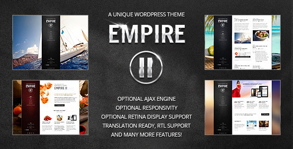 Empire II Preview Wordpress Theme - Rating, Reviews, Preview, Demo & Download