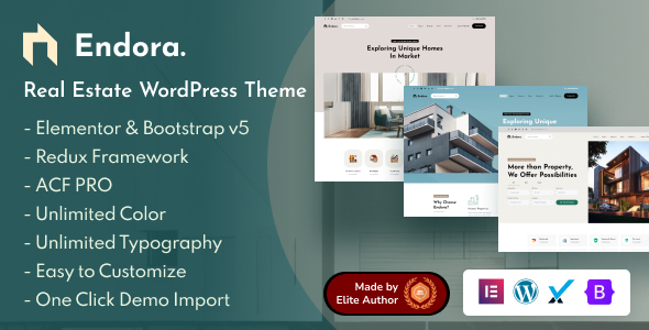 Endora Preview Wordpress Theme - Rating, Reviews, Preview, Demo & Download