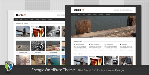 Energic Preview Wordpress Theme - Rating, Reviews, Preview, Demo & Download