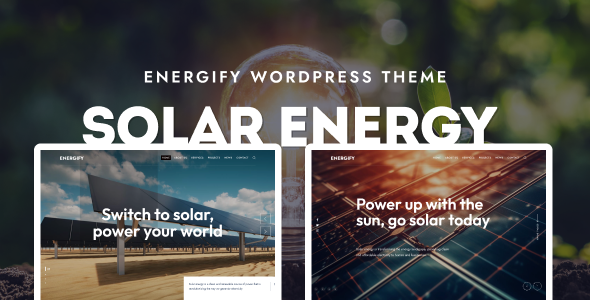 Energify Preview Wordpress Theme - Rating, Reviews, Preview, Demo & Download