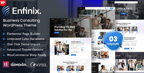 Enfinix Preview Wordpress Theme - Rating, Reviews, Preview, Demo & Download