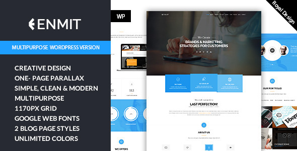 Enmit Preview Wordpress Theme - Rating, Reviews, Preview, Demo & Download