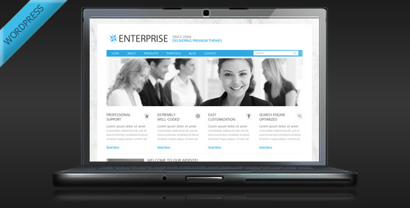 Enterprise Preview Wordpress Theme - Rating, Reviews, Preview, Demo & Download