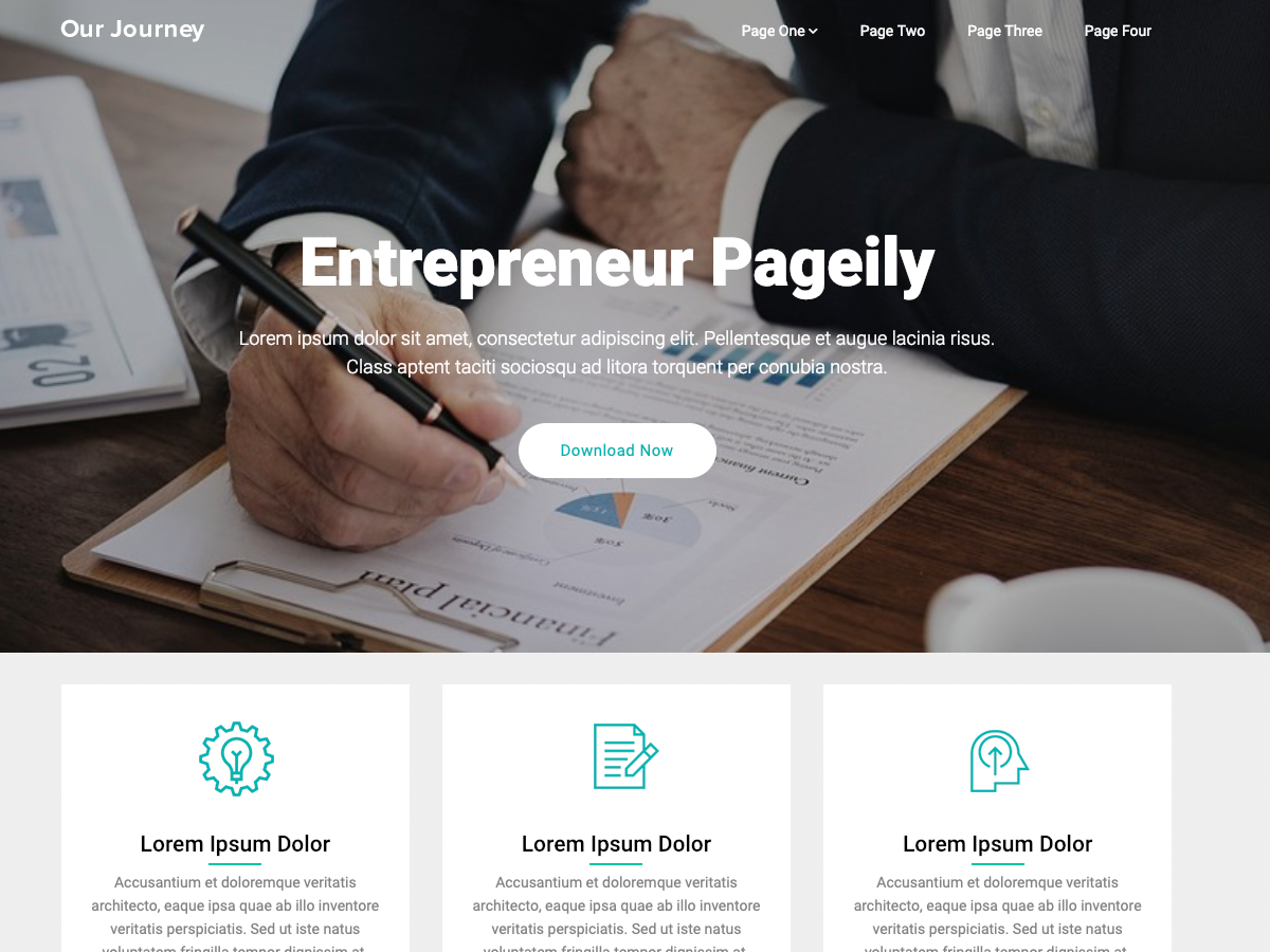 Entrepreneur Pageily Preview Wordpress Theme - Rating, Reviews, Preview, Demo & Download