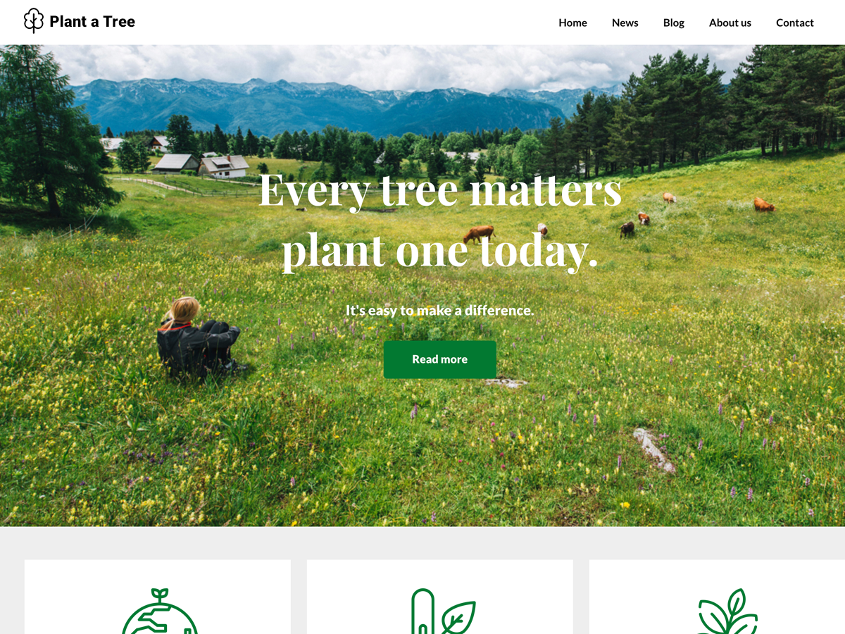 Environmental Green Preview Wordpress Theme - Rating, Reviews, Preview, Demo & Download
