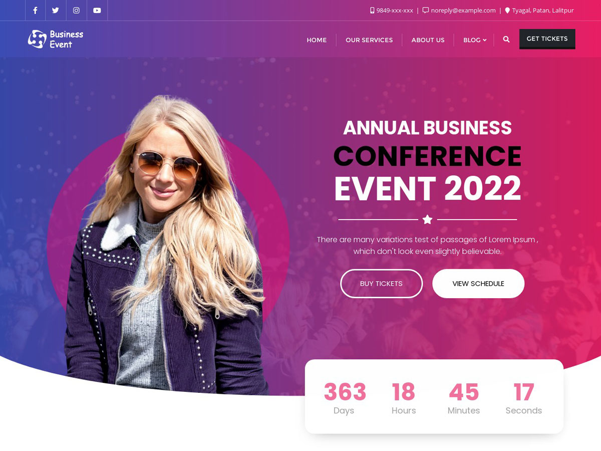 Epic Business Preview Wordpress Theme - Rating, Reviews, Preview, Demo & Download