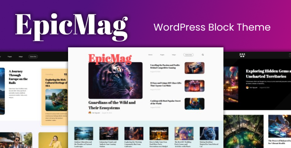 EpicMag Preview Wordpress Theme - Rating, Reviews, Preview, Demo & Download