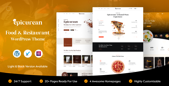 Epicurean Preview Wordpress Theme - Rating, Reviews, Preview, Demo & Download