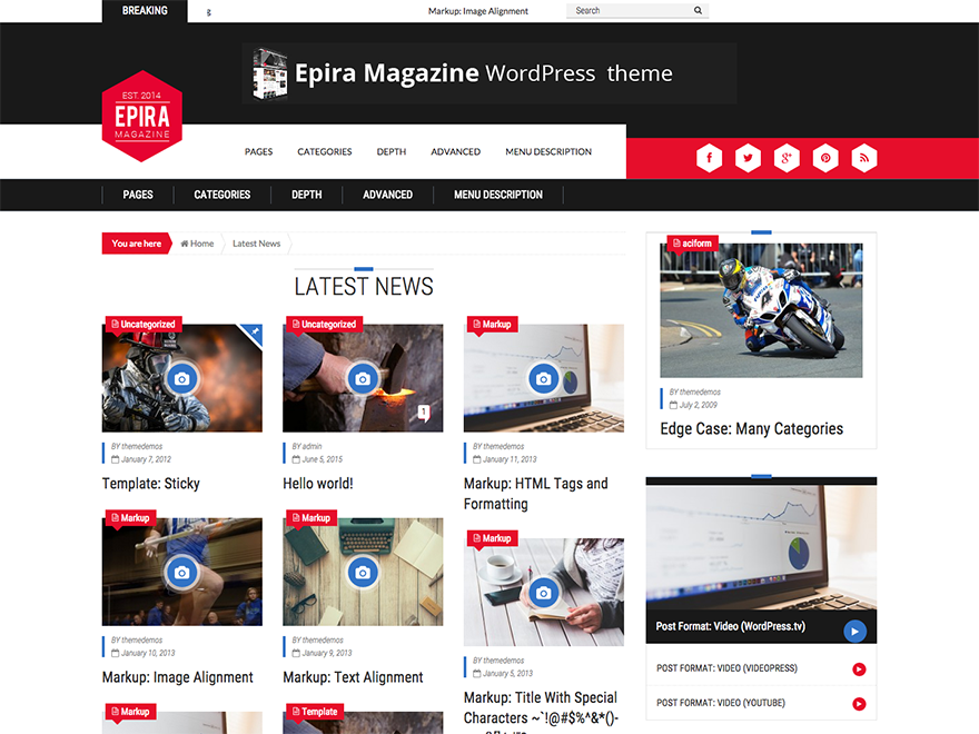 Epira Lite Preview Wordpress Theme - Rating, Reviews, Preview, Demo & Download