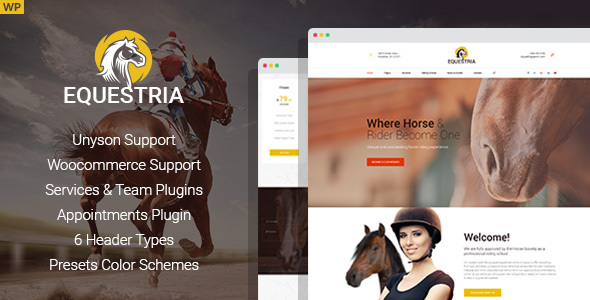 Equestria Preview Wordpress Theme - Rating, Reviews, Preview, Demo & Download