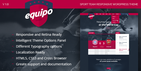 Equipo Responsive Preview Wordpress Theme - Rating, Reviews, Preview, Demo & Download